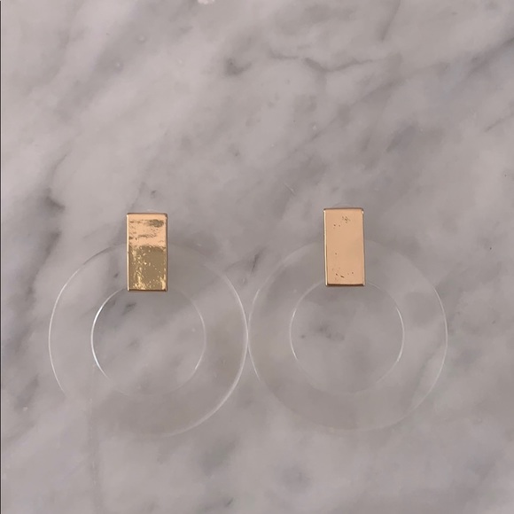 novembersix Jewelry - Clear hoop earrings
